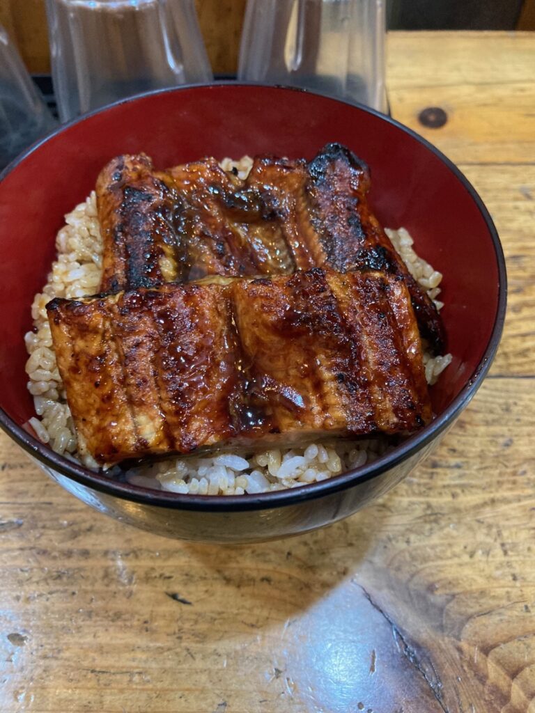 お昼ご飯のうな重