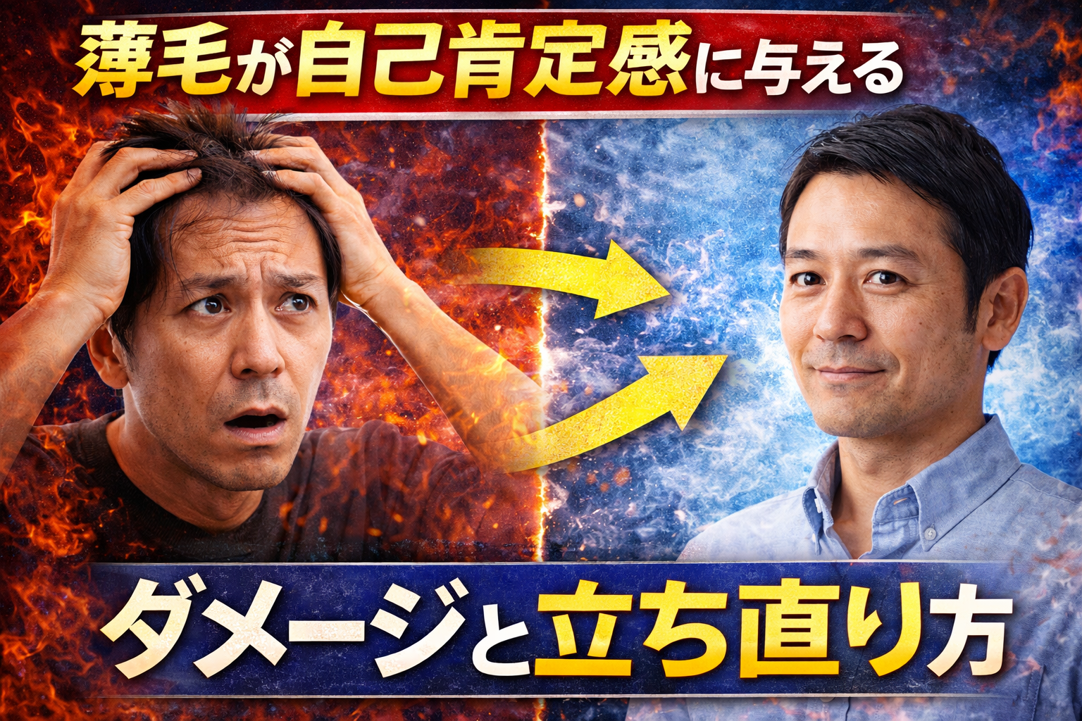 薄毛が自己肯定感に与えるダメージと立ち直り方