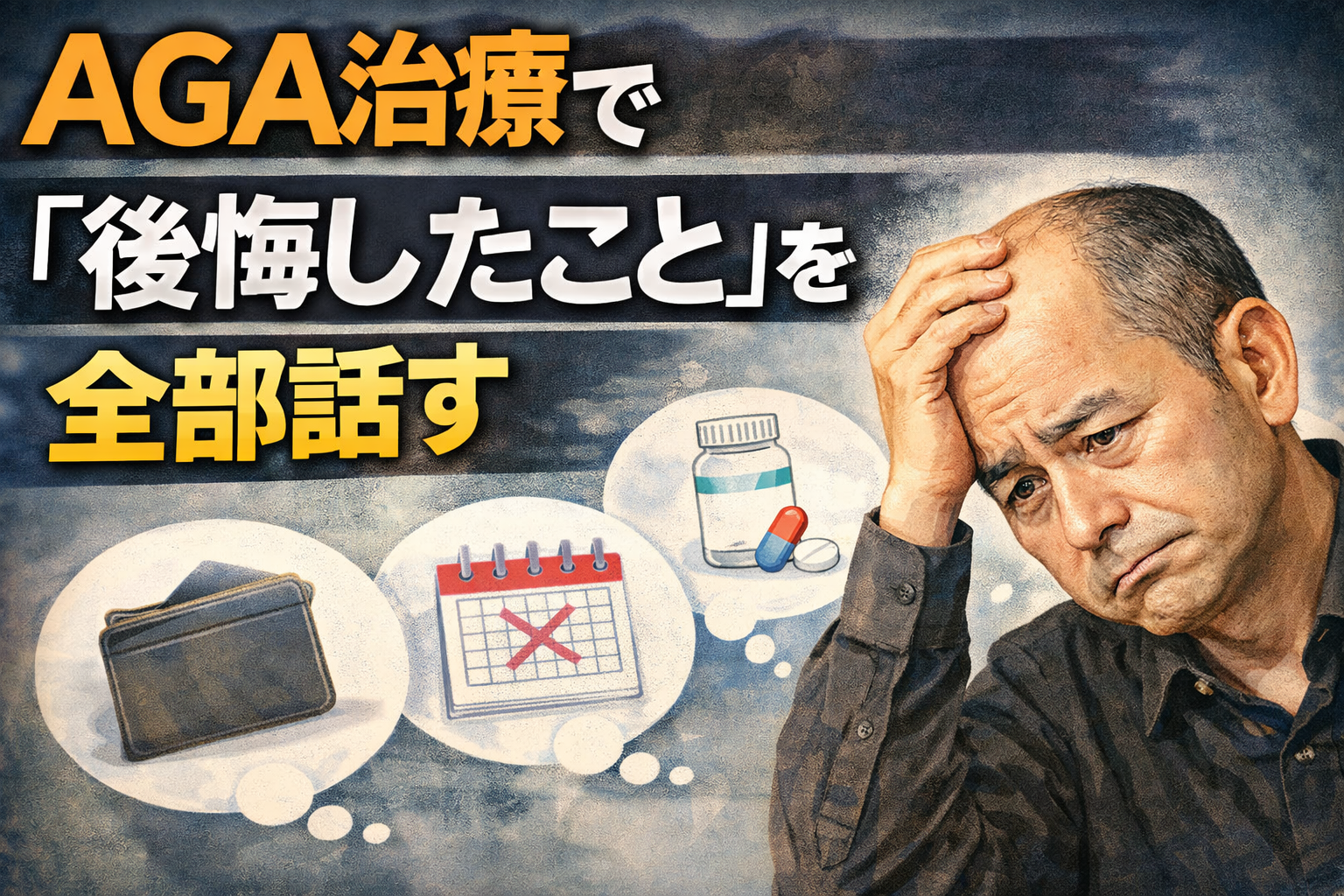 AGA治療で「後悔したこと」を全部話す